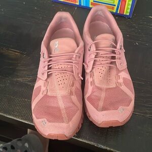 On cloud running shoes